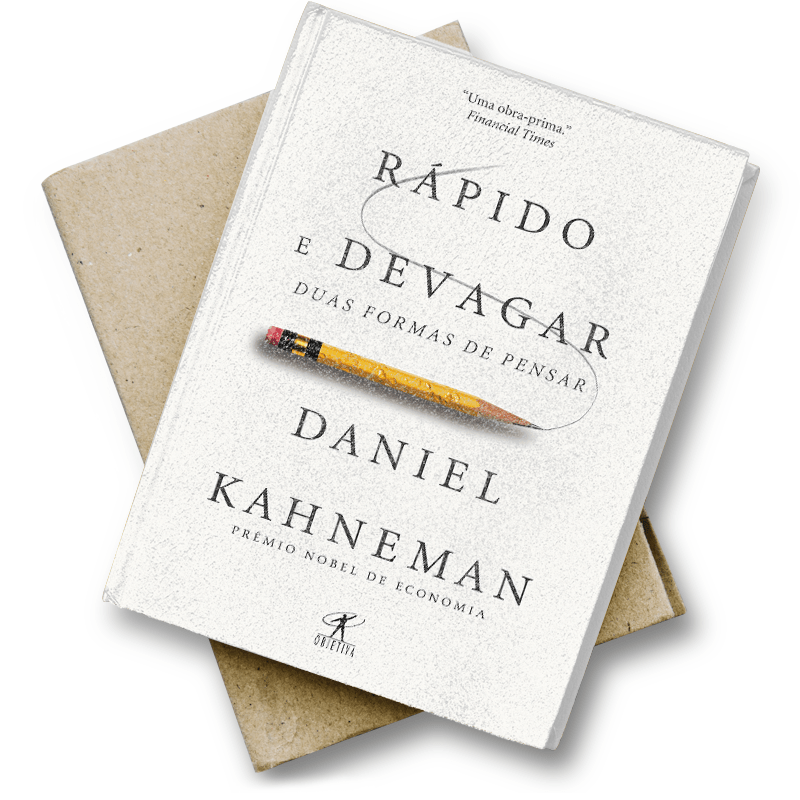 Livro Rápido e Devagar de Daniel Kahneman