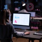 Análise de performance em tempo real em um computador com gráficos.