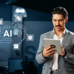 gestor aprendendo como usar IA generativa na empresa