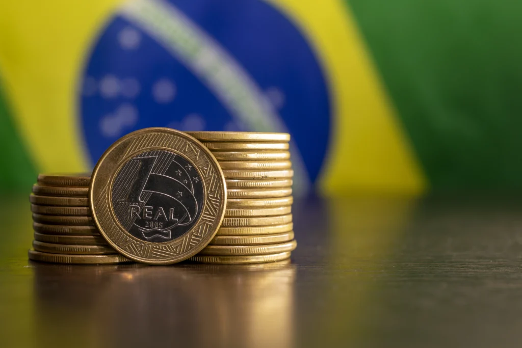 moedas do Brasil representando a economia em tempos de copa do mundo 2026